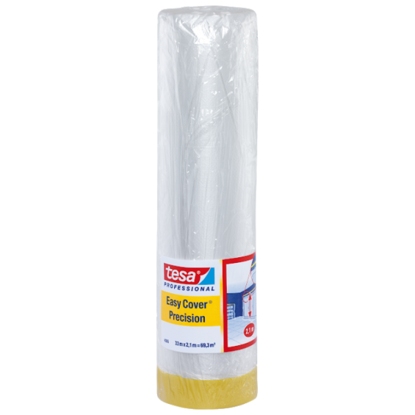 tesa EASY COVER PROF (UNIVERSAL) plēve ar krāsotāju līmllenti 2100mm x 33m (69,3m2)